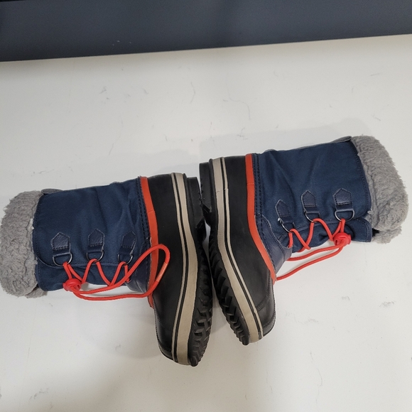 Sorel Yoot Pac Snow Boot Navy and Black With Red Laces Waterproof  Size 5 - Picture 8 of 14
